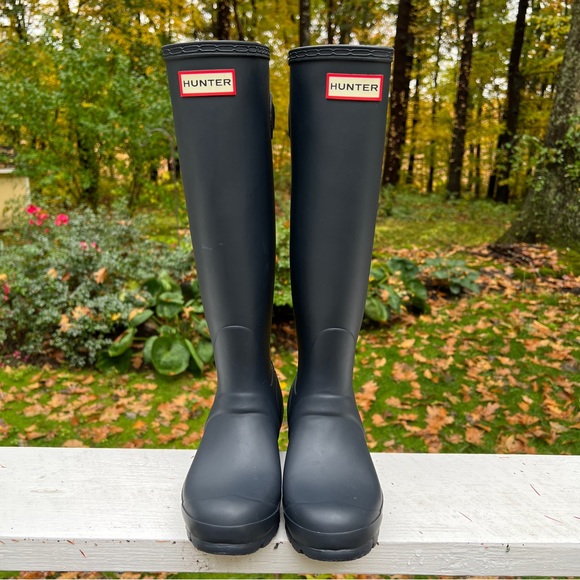 Hunter Adjustable Back Tall Boot Size 5 - Picture 7 of 14